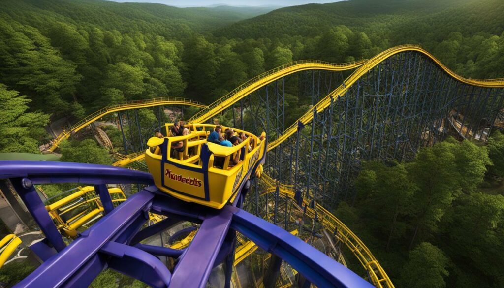 Knoebels Amusement Resort Roller Coaster Image