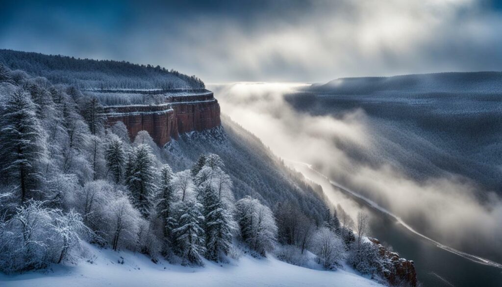 Pennsylvania Grand Canyon Winter Wonderland