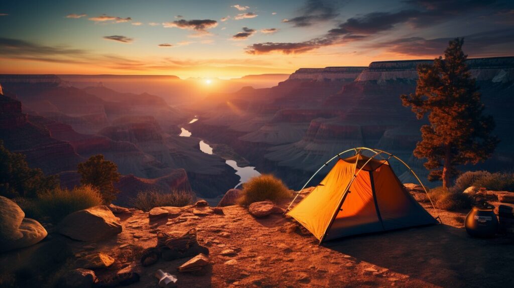 backcountry camping at Grand Canyon
